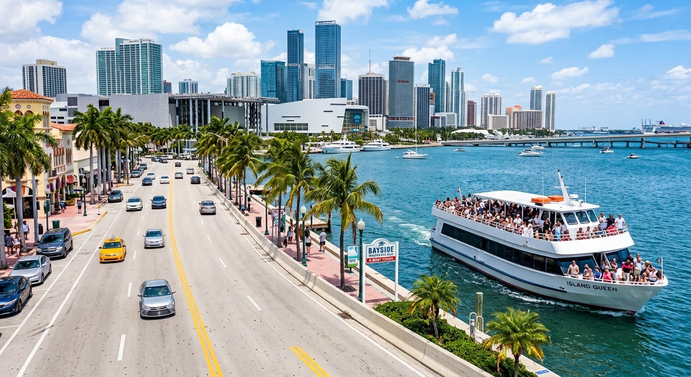 miami city tour boat tour Sunny Miami Tours